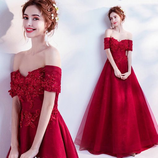 a line evening gown 0504-08