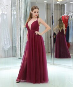 a line evening gown 0520-02