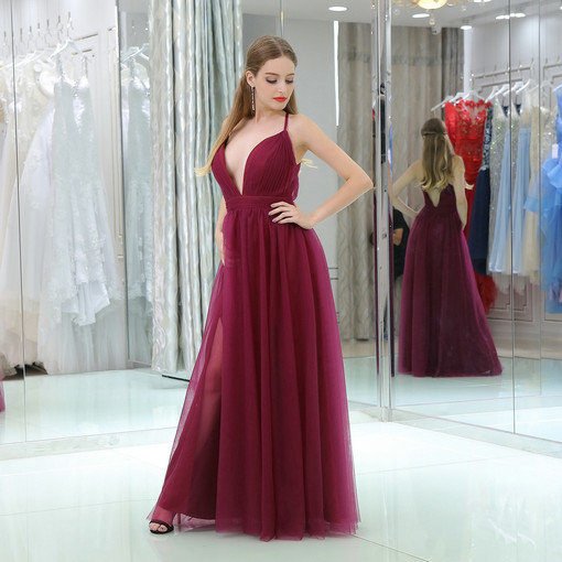 a line evening gown 0520-02