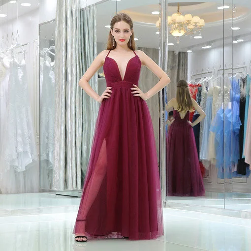 a line evening gown 0520-04