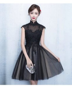 black cocktail dress-0401-01