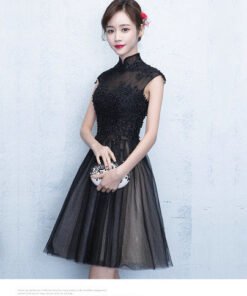 black cocktail dress-0401-02