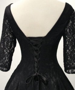 black cocktail dress-0431-02