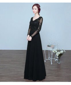 black evening dress-0450-03