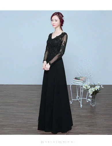 black evening dress-0450-03