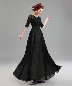 black evening dress-0465-01