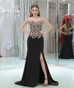 black evening gown 0511-05