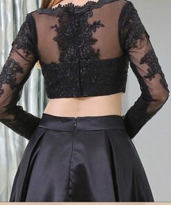 black evening gown 0521-01