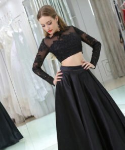 black evening gown 0521-05