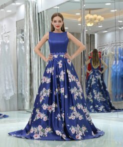 blue evening gown 0515-02