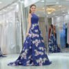 blue evening gown 0515-03