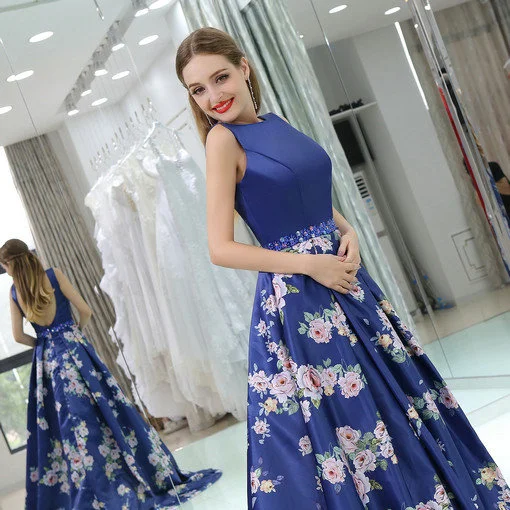 blue evening gown 0515-05