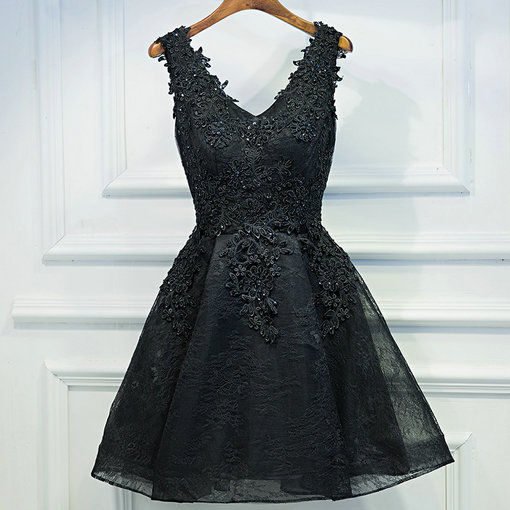 cocktail dress black-0402-03
