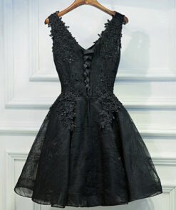 cocktail dress black-0402-04