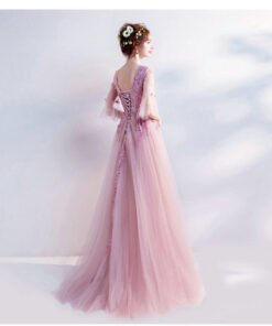evening dress long sleeve 0501-07