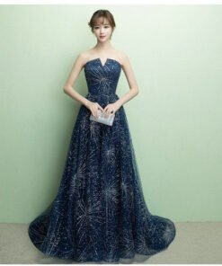 evening dress with train-0420-02