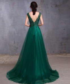 green evening dress-0466-01