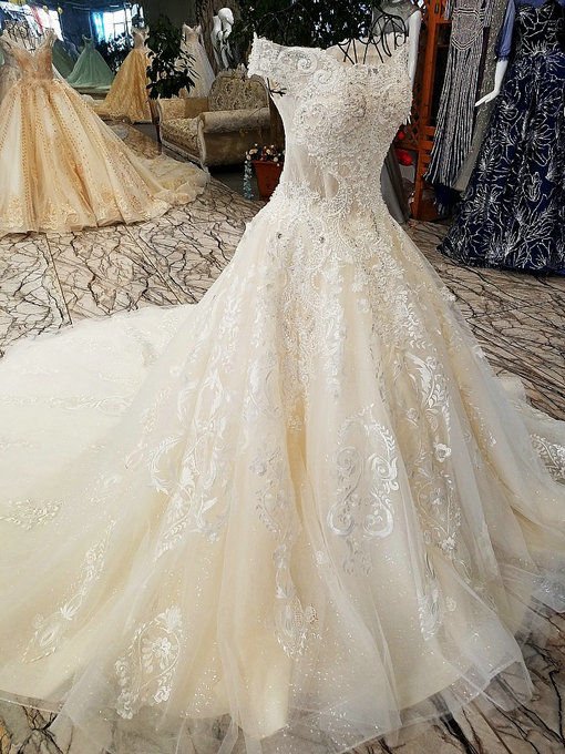 Haute Couture Lace Ball Gown Wedding Gown Online