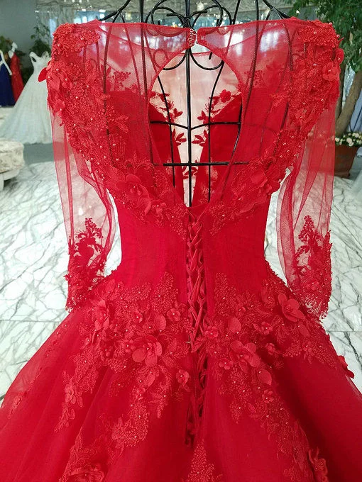 31 Beautiful Red Wedding Dresses We're Obsessed With