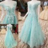haute couture green dress 0491-02