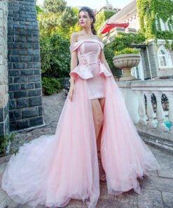 high low wedding dress 0498-03