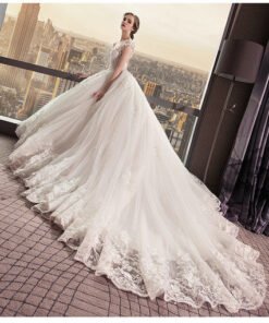lace wedding dress-387-07