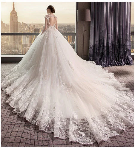 lace wedding dress-387-09