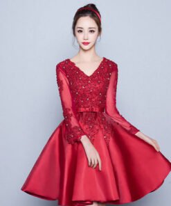 long sleeve prom dress-0442-03