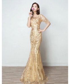 mermaid evening dress-0404-02