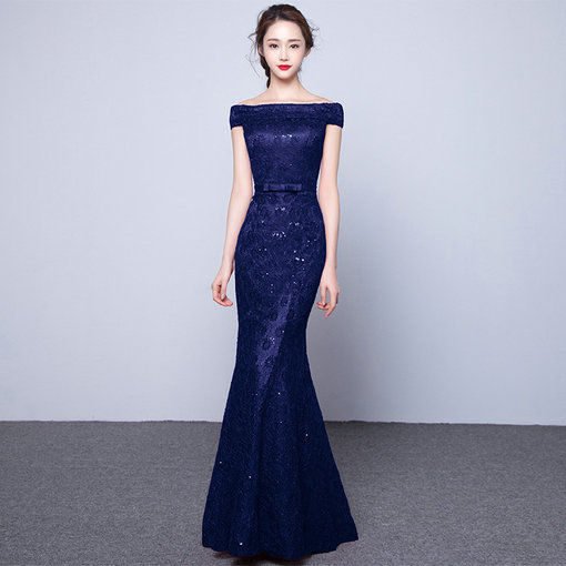 mermaid evening dress-0444-01