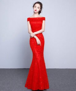 mermaid evening dress-0444-03