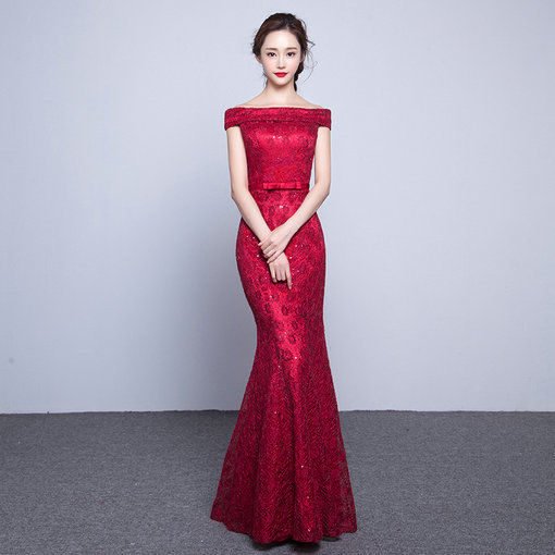 mermaid evening dress-0444-05