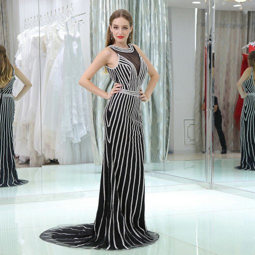 mermaid evening gown 0520-02
