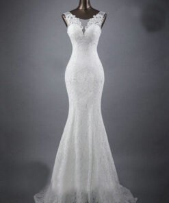 mermaid wedding dress-0432-01