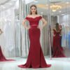 off shoulder evening gown 0522-05