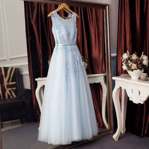 prom dress light blue-0408-03
