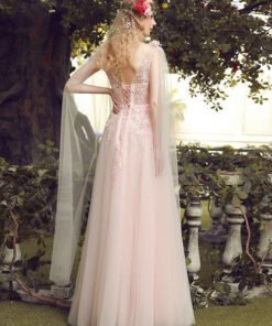 prom dress pink-0405-05