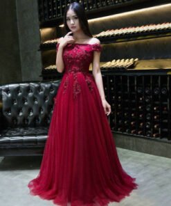prom dress red-0406-02