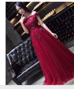 prom dress red-0406-03