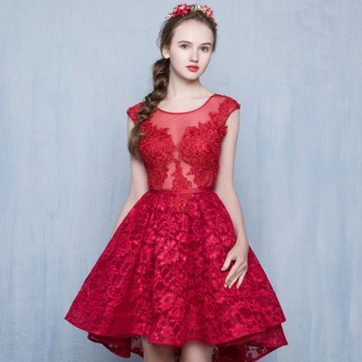 red cocktail dress-0446-02