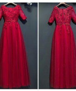 red evening dress-0422-02