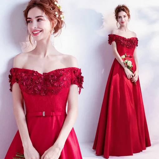 red evening gown 0503-04
