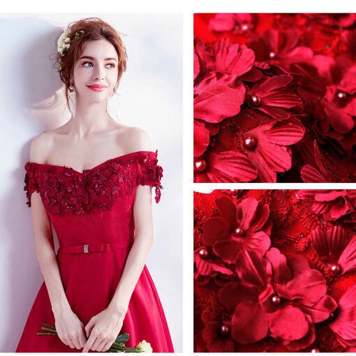 red evening gown 0503-06