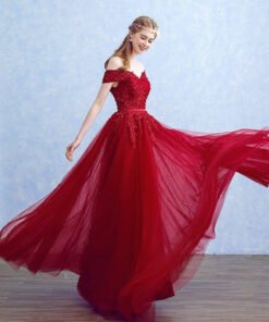 red prom dress-0430-01
