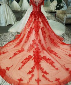 red wedding dress-0472-07