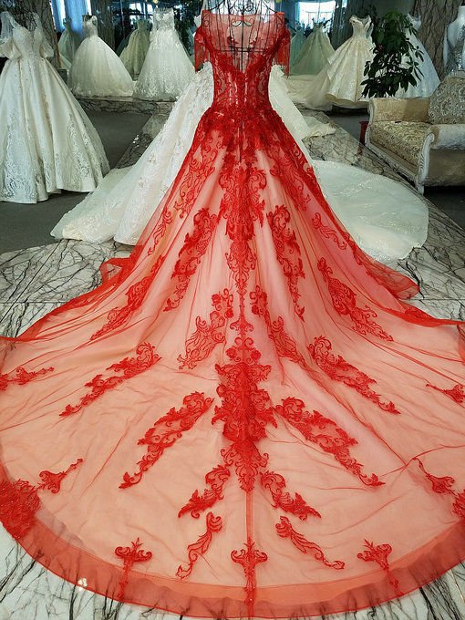 red wedding dress-0472-07