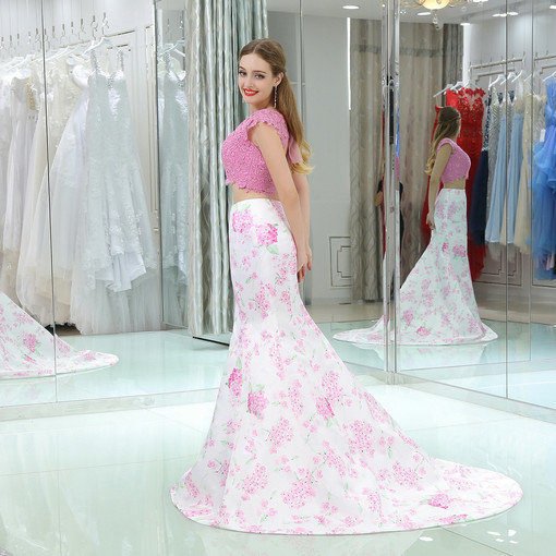 two piece evening gown 0514-06