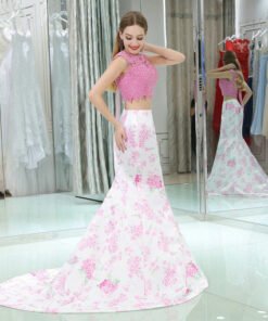 two piece evening gown 0514-07
