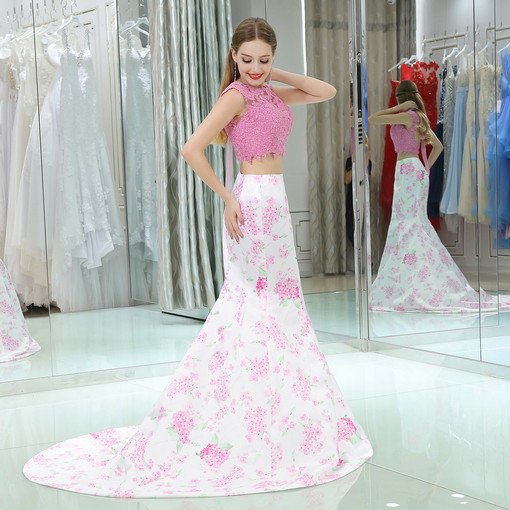 two piece evening gown 0514-07
