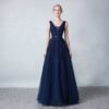 v neck evening dress-0463-01